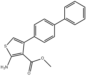 2-氨基-4-(1,1'-联苯-4-基)噻吩-3-甲酸甲酯