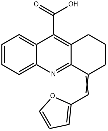 4-(呋喃-2-基亚甲基)-1,2,3,4-四氢吖啶-9-羧酸