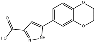 3-(2,3-二氢-1,4-苯并二噁英-6-基)-1H-吡唑-5-羧酸