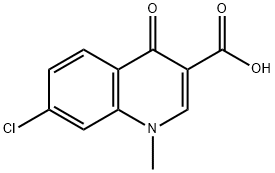 3-Quinolinecarboxylic acid, 7-chloro-1,4-dihydro-1-methyl-4-oxo-