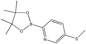 5-(METHYLTHIO)-2-(4,4,5,5-TETRAMETHYL-1,3 ,2-DIOXABOROLAN-2-YL)PYRIDINE