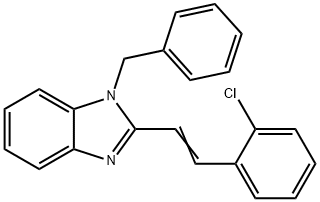 1-benzyl-2-[(E)-2-(2-chlorophenyl)ethenyl]-1H-1,3-benzodiazole