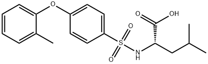 4-甲基-2-[4-(2-甲基苯氧基)苯磺酰氨基]戊酸