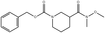 苯甲基 3-(甲氧基(甲基)氨基羰基)哌啶-1-甲酸基酯
