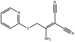 2-[1-amino-2-(pyridin-2-ylsulfanyl)ethylidene]propanedinitrile