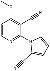3-Pyridinecarbonitrile, 2-(2-cyano-1H-pyrrol-1-yl)-4-methoxy-