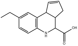 3H-Cyclopenta[c]quinoline-4-carboxylic acid, 8-ethyl-3a,4,5,9b-tetrahydro-