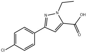 5-(4-Chloro-phenyl)-2-ethyl-2H-pyrazole-3-carboxylic acid