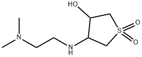 Thiophene-3-ol, 4-[[2-(dimethylamino)ethyl]amino]tetrahydro-, 1,1-dioxide