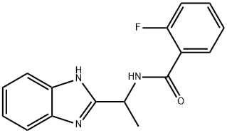 N-[1-(1H-1,3-benzodiazol-2-yl)ethyl]-2-fluorobenzamide