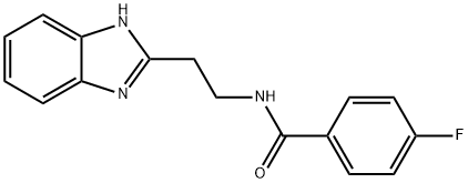 Benzamide, N-[2-(1H-benzimidazol-2-yl)ethyl]-4-fluoro-
