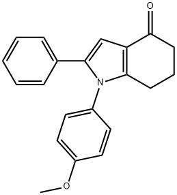 1-(4-METHOXYPHENYL)-2-PHENYL-1,5,6,7-TETRAHYDRO-4H-INDOL-4-ONE