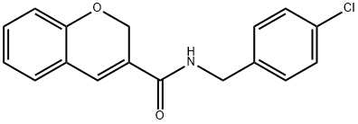 N-(4-CHLOROBENZYL)-2H-CHROMENE-3-CARBOXAMIDE