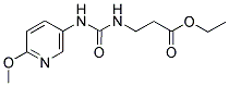 β-Alanine, N-[[(6-methoxy-3-pyridinyl)amino]carbonyl]-, ethyl ester