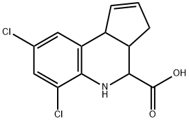 6,8-DICHLORO-3A,4,5,9B-TETRAHYDRO-3H-CYCLOPENTA[C]QUINOLINE-4-CARBOXYLIC ACID