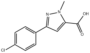 1H-Pyrazole-5-carboxylic acid, 3-(4-chlorophenyl)-1-methyl-