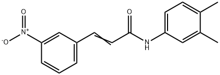 (2E)-N-(3,4-dimethylphenyl)-3-(3-nitrophenyl)prop-2-enamide