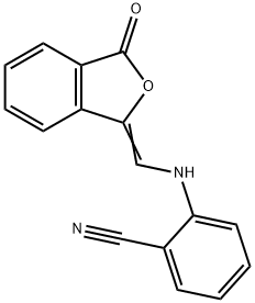 2-({[(1Z)-3-oxo-1,3-dihydro-2-benzofuran-1-ylidene]methyl}amino)benzonitrile