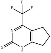 6,7-DIHYDRO-2-MERCAPTO-4-TRIFLUOROMETHYL-5H-CYCLOPENTA-[B]-PYRIMIDINE