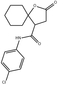 1-Oxaspiro[4.5]decane-4-carboxamide, N-(4-chlorophenyl)-2-oxo-