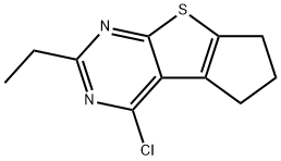 4-chloro-2-ethyl-6,7-dihydro-5H-cyclopenta[4,5]thieno[2,3-d]pyrimidine