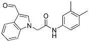N-(3,4-Dimethylphenyl)-2-(3-formyl-1H-indol-1-yl)acetamide
