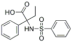 2-phenyl-2-(phenylsulfonylamino)butanoic acid