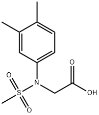 2-(3,4-dimethyl-N-methylsulfonylanilino)acetic acid