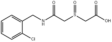 2-({[(2-chlorophenyl)methyl]carbamoyl}methanesulfinyl)acetic acid
