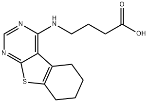4-(5,6,7,8-tetrahydro-[1]benzothiolo[2,3-d]pyrimidin-4-ylamino)butanoic acid
