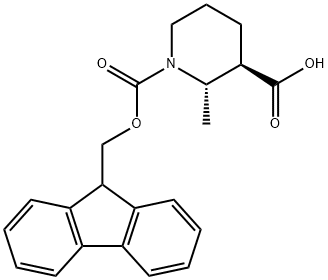 1,3-Piperidinedicarboxylic acid, 2-methyl-, 1-(9H-fluoren-9-ylmethyl) ester, (2S,3R)-