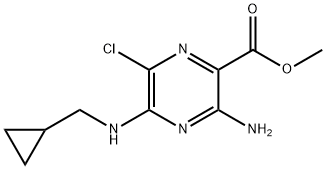 METHYL 3-AMINO-6-CHLORO-5-[(CYCLOPROPYLMETHYL)AMINO]PYRAZINE-2-CARBOXYLATE