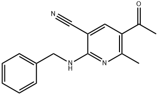 5-ACETYL-2-(BENZYLAMINO)-6-METHYLNICOTINONITRILE