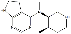 N-methyl-N-((3R,4R)-4-methylpiperidin-3-yl)-6,7-dihydro-5H-pyrrolo[2,3-d]pyrimidin-4-amine