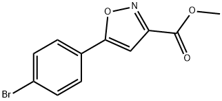 3-Isoxazolecarboxylic acid, 5-(4-bromophenyl)-, methyl ester