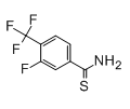 3-Fluoro-4-(trifluoromethyl)benzenecarbothioamide, 4-Carbamothioyl-2-fluorobenzotrifluoride