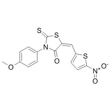 4-Thiazolidinone, 3-(4-methoxyphenyl)-5-[(5-nitro-2-thienyl)methylene]-2-thioxo-
