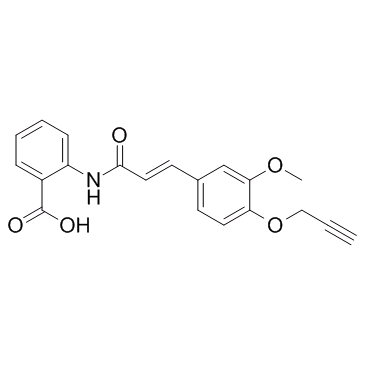 Benzoic acid, 2-[[(2E)-3-[3-methoxy-4-(2-propyn-1-yloxy)phenyl]-1-oxo-2-propen-1-yl]amino]-