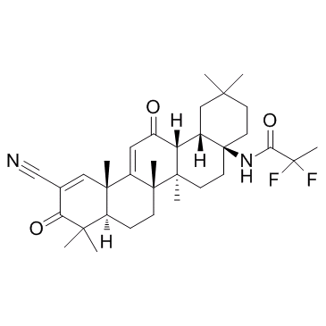 Propanamide, N-(2-cyano-3,12-dioxo-28-noroleana-1,9(11)-dien-17-yl)-2,2-difluoro-