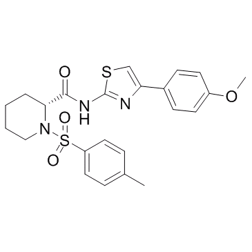 N-[4-(4-甲氧基苯基)-噻唑-2-]-1-[1-(4-甲基苯磺基哌啶)-2-]甲酰胺