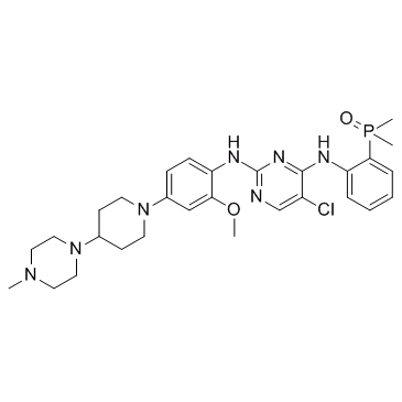 5-Chloro-N4-[2-(dimethylphosphinyl)phenyl]-N2-[2-methoxy-4-[4-(4-methyl-1-piperazinyl)-1-piperidinyl]phenyl]-2,4-pyrimidinediamine