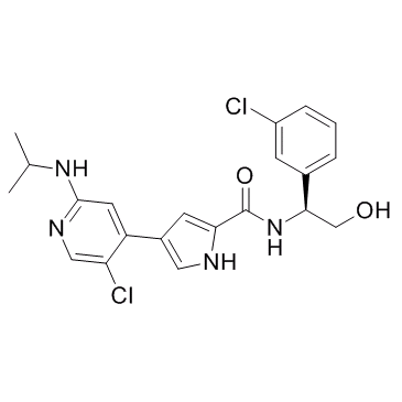 4-[5-氯-2-[(1-甲基乙基)氨基]-4-吡啶基]-N-[(1S)-1-(3-氯苯基)-2-羟基乙基]-1H-吡咯-2-甲酰胺