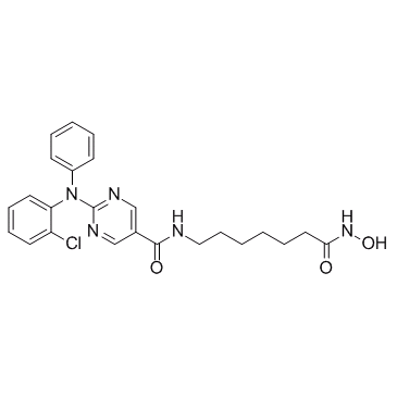 2-[(2-Chlorophenyl)phenylamino]-N-[7-(hydroxyamino)-7-oxoheptyl]-5-pyrimidinecarboxamide