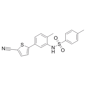 N-[5-(5-氰基-2-噻吩基)-2-甲基苯基]-4-甲基苯磺酰胺