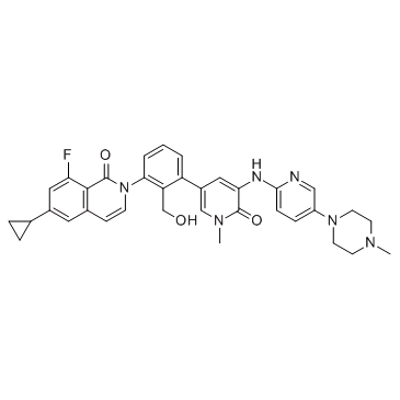 6-cyclopropyl-8-fluoro-2-(2-(hydroxyMethyl)-3-(1-Methyl-5-(5-(4-Methylpiperazin-1-yl)pyridin-2-ylaMino)-6-oxo-1,6-dihydropyridin-3-yl)phenyl)isoquinolin-1(2H)-one