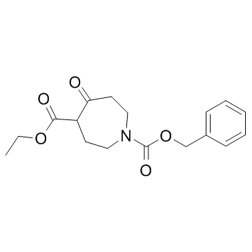 1H-Azepine-1,4-dicarboxylic acid, hexahydro-5-oxo-, 4-ethyl 1-(phenylmethyl) ester