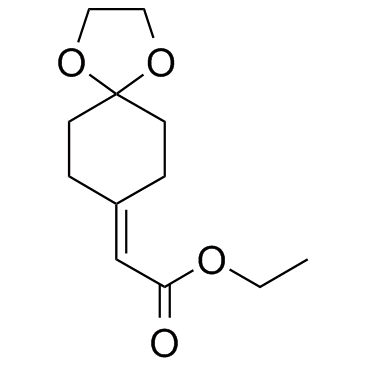 Acetic acid, 2-(1,4-dioxaspiro[4.5]dec-8-ylidene)-, ethyl ester