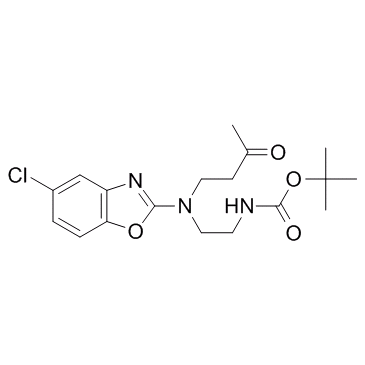 [2-[(5-氯-苯并恶唑-2-基)(3-氧代丁基)氨基]乙基]氨基甲酸叔丁酯