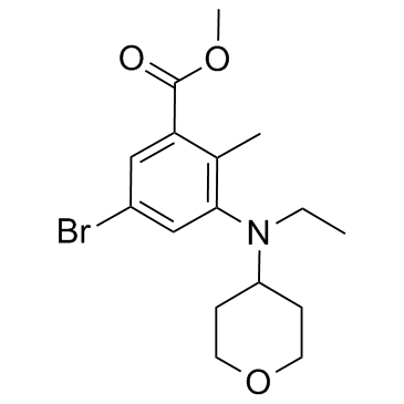 5-溴-3-(乙基(四氢-2H-吡喃-4-基)氨基)-2-甲基苯甲酸甲酯