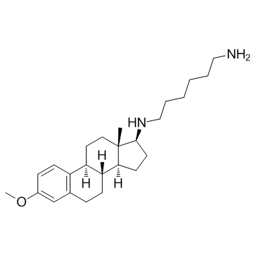 N1-((8R,9S,13S,14S,17S)-3-methoxy-13-methyl-7,8,9,11,12,13,14,15,16,17-decahydro-6H-cyclopenta[a]phenanthren-17-yl)hexane-1,6-diamine